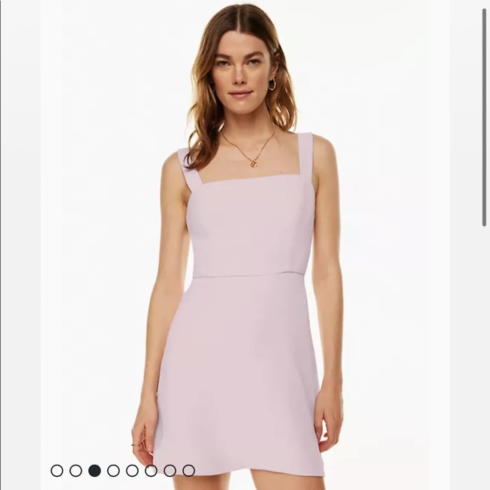 Aritzia Wilfred APERATURE TIE BACK DRESS - cloudy lilac